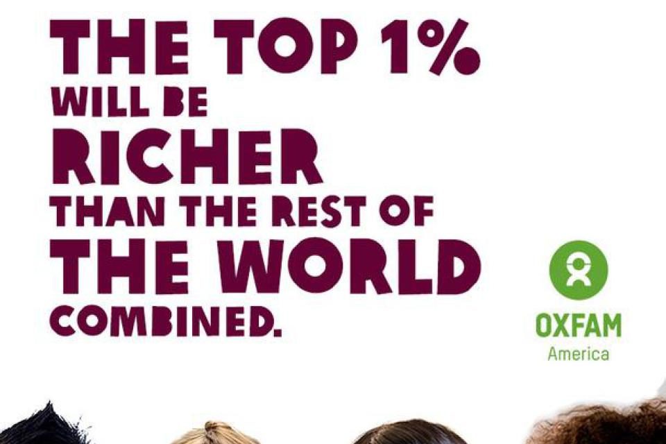 OXFAM – INEGALITY / Richest 1 percent bagged 82 percent of wealth created last year – poorest half of humanity got nothing – Les 1 % les plus riches empochent 82 % des richesses  – El 1% más rico de la población mundial acaparó el 82% de la riqueza