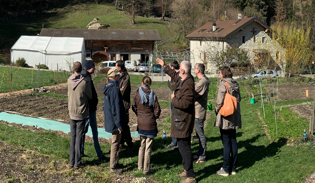 Cours de l’agriculture de la fécondité d’artisanatura à Epinassey (Valais – Suisse) à la fraternité Eucharistein les 8 et 9 avril 2019