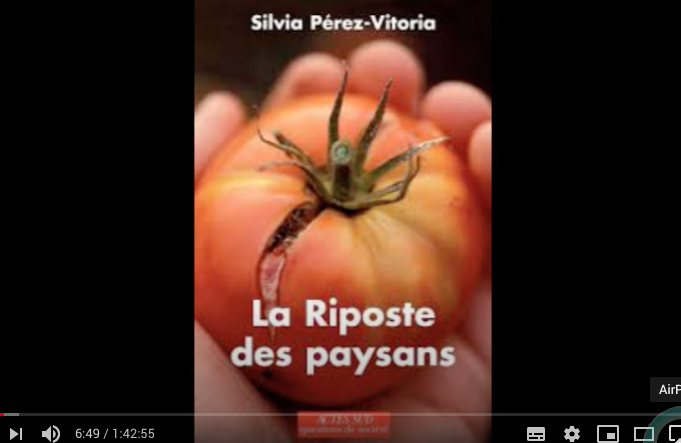 Silvia PEREZ VITORIA – Économiste, sociologue et documentariste française  – Spécialiste de la résistance paysanne face à l’industrialisation